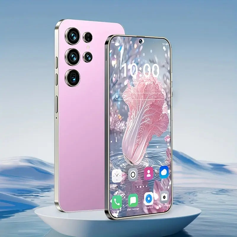 2025 new 6.8-inch high-definition large-screen smartphone, multi-function unlocking phone, Android 13, 12+512GB, front and rear HD camera, 6800mAh large capacity battery, with Stylus pen with data cable, headphones, box, suitable for birthday gifts Dropshipman