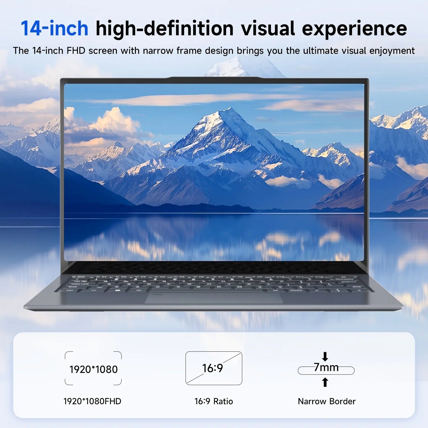 SUXI 2025 14-Inch New Laptop N4000 8GB+256GB Dropshipman