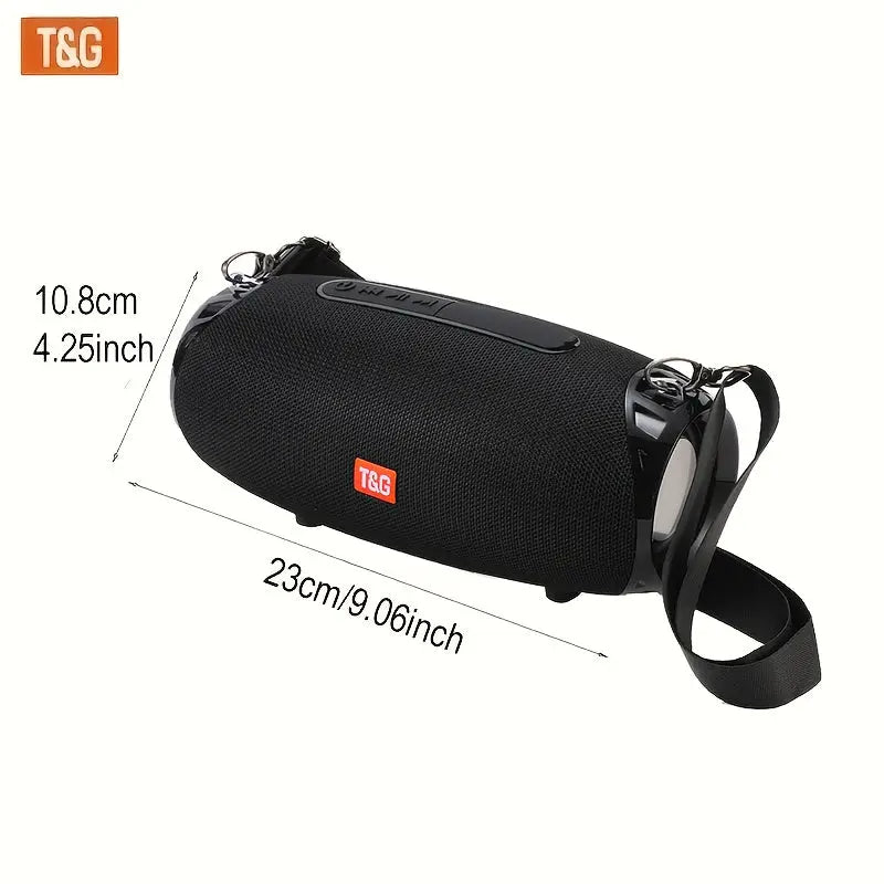 TG534 IPX4 Rating Portable Wireless Stereo Speaker With Dual Speakers, TWS Stereo Hands-Free Call/FM/TF Card/U Disk, Connect Mobile Phone/Tablet/TV, Music Speaker Plug-in Card U Disk Support Loudspeaker Gifts/Wireless Dropshipman