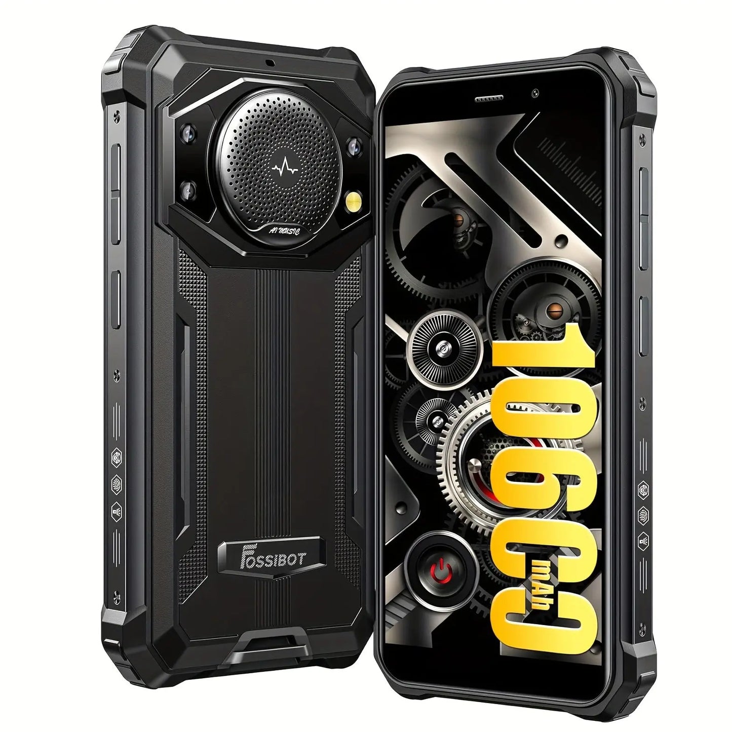 FOSSiBOT F101P Smartphone, 4GB RAM 64GB ROM, 10600mAh Battery, 24MP, 5.45-Inch HD Water Droplet Screen, Android 13 Dropshipman