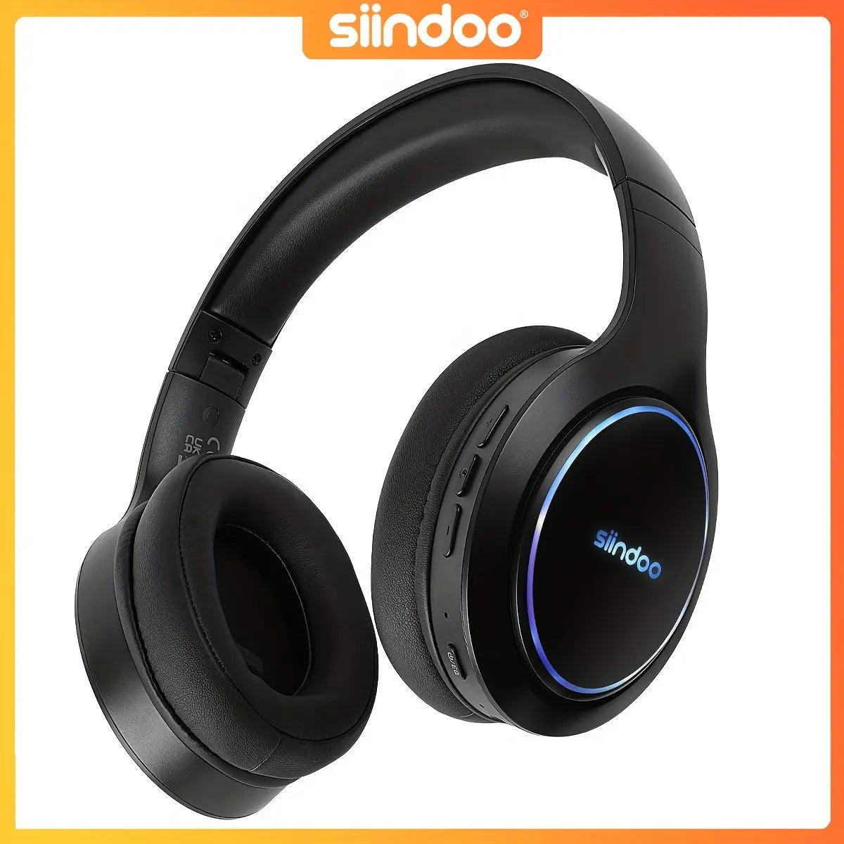 Siindoo Wireless Headphones with 120-Hour Playtime, 1000mAh Battery, 3 EQ Modes & High-Fidelity Mic - Perfect for Phones & Computers, SIINDOO Dropshipman