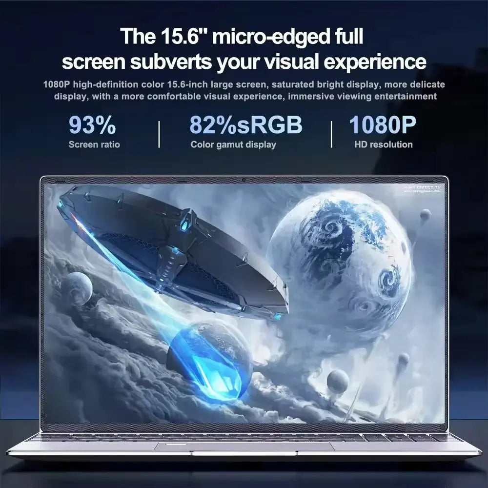 2025 Windows 11 Laptops Intel Core i7 6500U 16GB RAM 1TB SSD Notebook Gamer Fingerprint Unlock Notebook office Study Laptops Dropshipman
