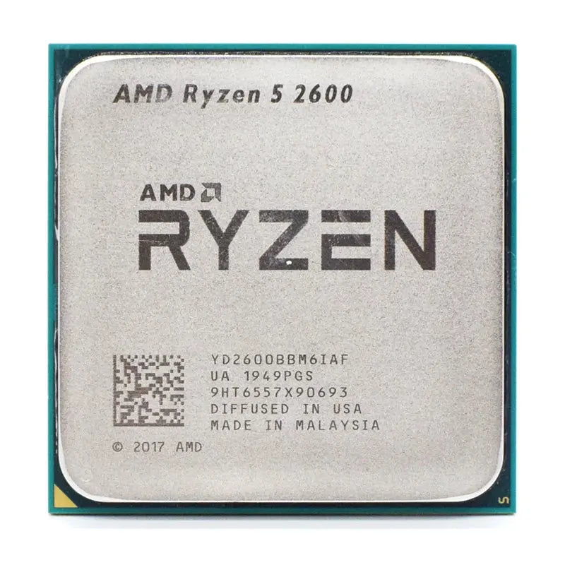 AMD Ryzen 5 R5 2600 3.4GHz 6-Core 12-Core CPU Processor Socket AM4 Dropshipman