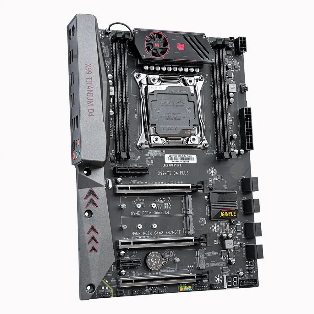 X99 Motherboard Combo Xeon E5 2699 V3 CPU Kit LGA 2011-3 4*32GB=128GB DDR4 RAM Memory Support NVME M.2 USB 3.0 TITANIUM D4 Dropshipman