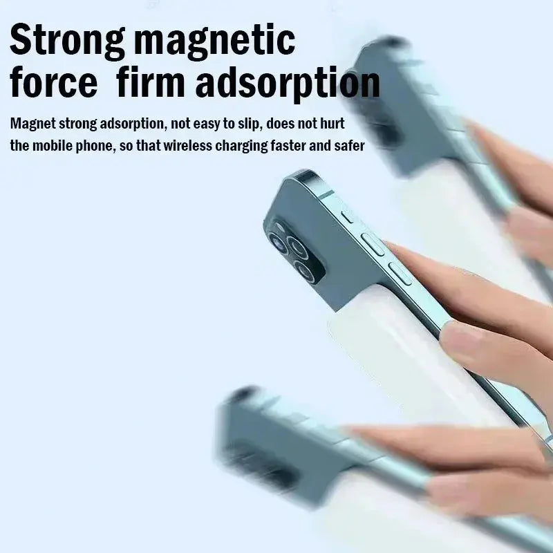 Xiaomi 500000mAh Capacity Magnetic Wireless Power Bank Portable External Battery Pack For Magsafe iPhone Samsung Huawei Dropshipman