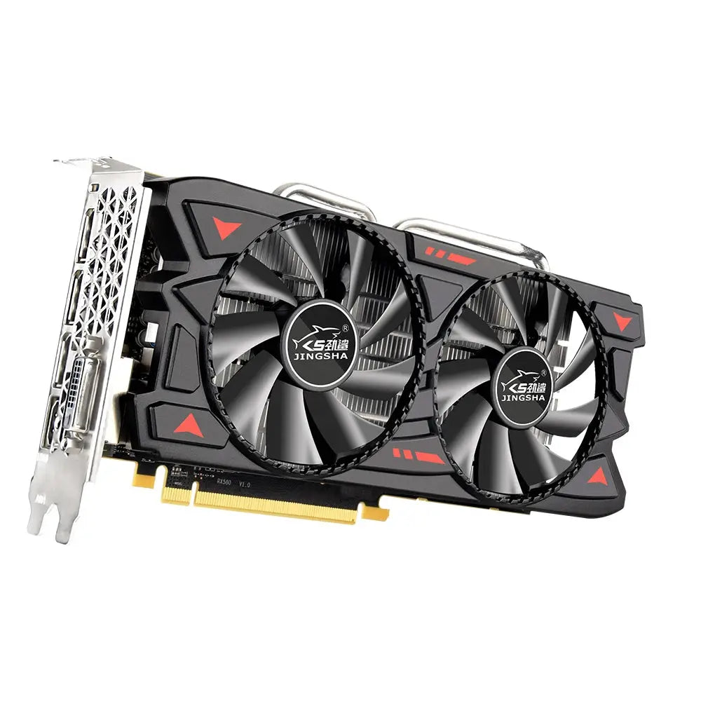 JINGSHA RX 580 8GB Graphics Card Rx580 Radeon Video Card GDDR5 256Bit GPU Display Card Placa De Video 8GB Dropshipman