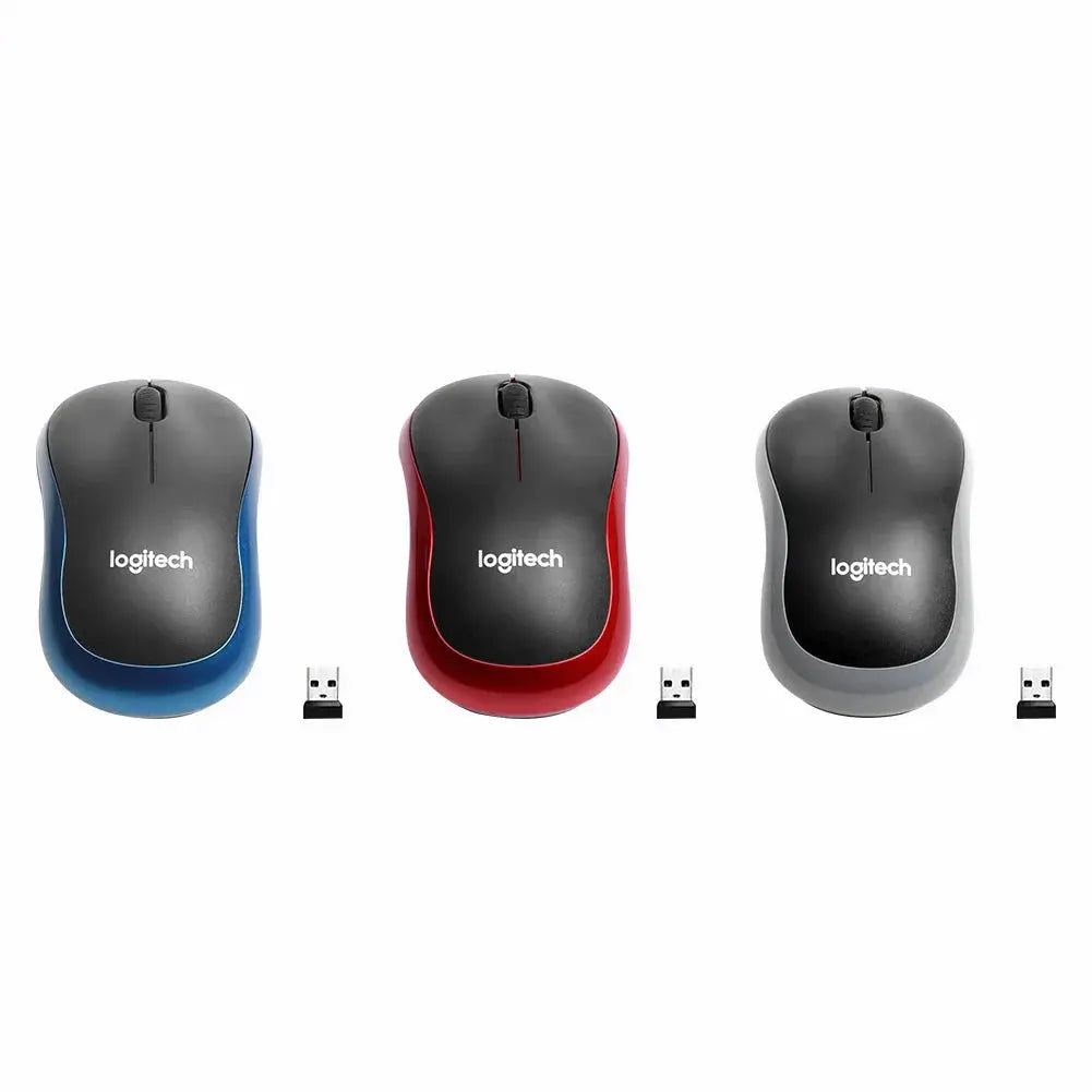 Logitech M185 2.4 GHz USB Wireless Mouse 1000DPI 3 Buttons Silent Gaming Optical Navigation Mice for PC/Laptop Mouse Gamer Dropshipman