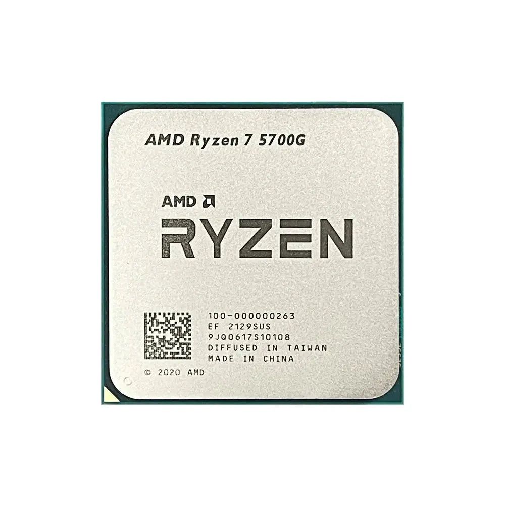 New AMD Ryzen 7 5700G R7 5700G CPU placa de video Desktop Integrated Chips GPU Game Office CPU Socket AM4 Processor процессор Dropshipman