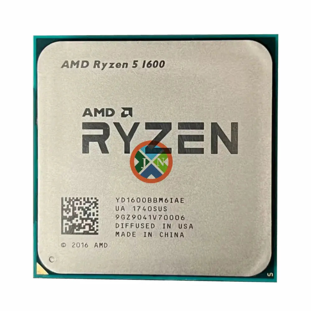 AMD Ryzen 5 1600 R5 1600 3.2 GHz Six-Core Twelve Thread 65W CPU Processor YD1600BBM6IAE Socket AM4 Dropshipman