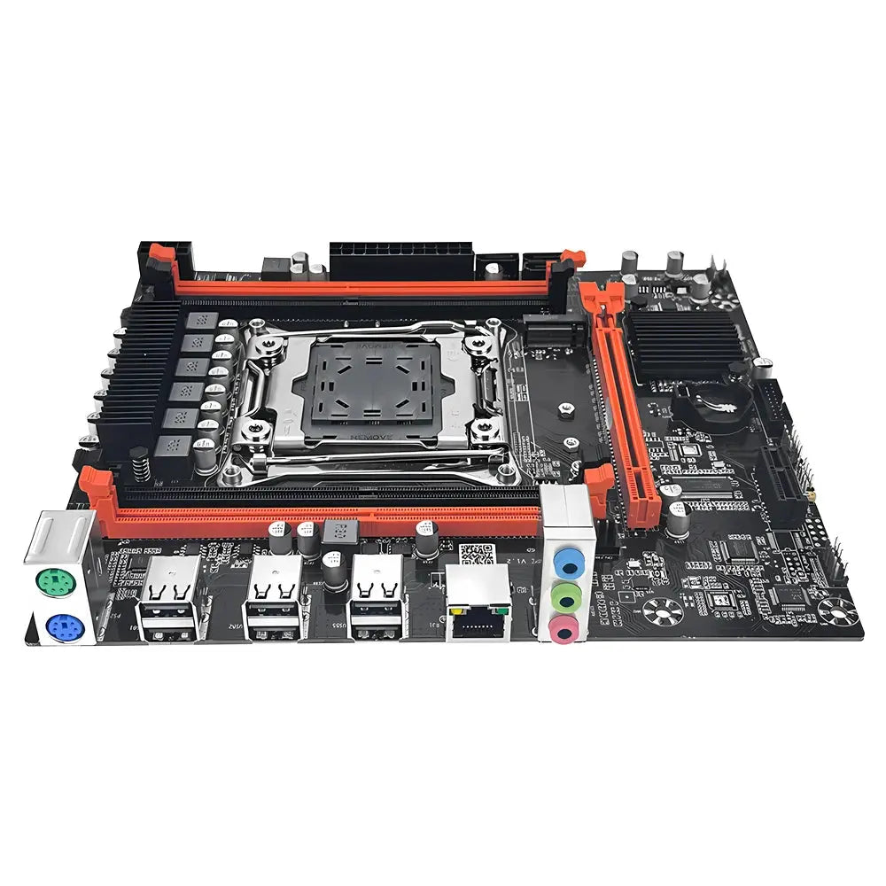 MOUGOL X99 Gaming Motherboard Kit with Xeon E5 2650 V4 CPU & Dual Channel DDR4 16G (2*8G) 2133MHz M.2 NVME for Desktop Computers Dropshipman
