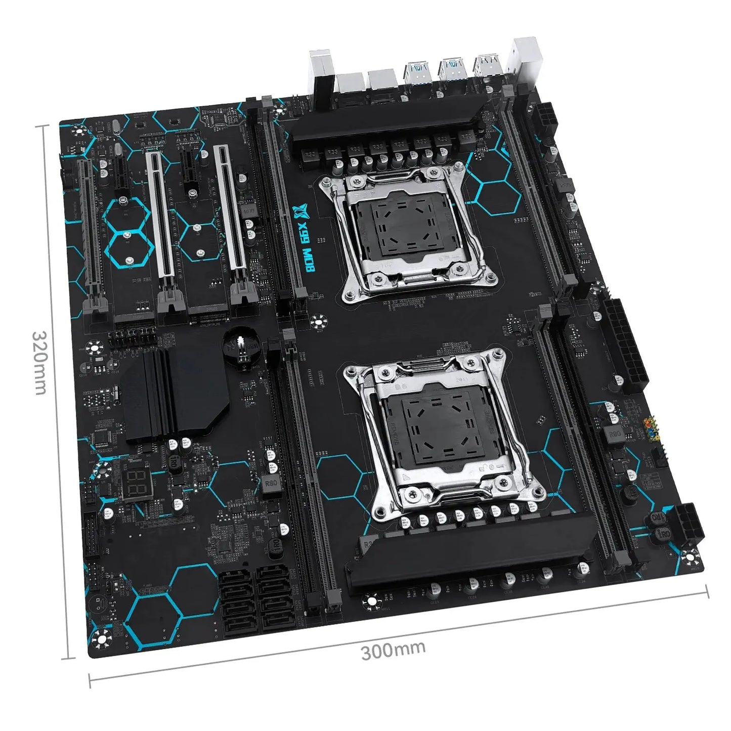MACHINIST X99 MD8 Dual CPUMotherboard Combo choose LGA 2011-3 Xeon E5 2680 V4 Dual CPU and DDR4 4*16GB RAM Memory E-ATX 8 Slots Dropshipman