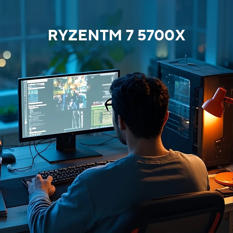 New AMD Ryzen 7 9700X Processor R7 9700X 5.5GHz 8-Core 16-Thread 40MB Game Cache 4NM TDP 65W Socket AM5 Gaming CPU Zen 5 No Fan Dropshipman