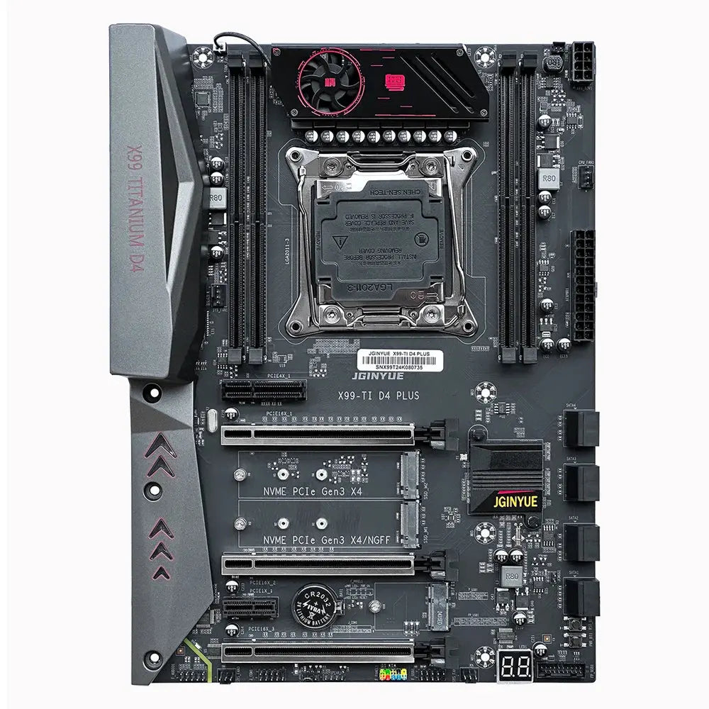 X99 Motherboard Combo Xeon E5 2699 V3 CPU Kit LGA 2011-3 4*32GB=128GB DDR4 RAM Memory Support NVME M.2 USB 3.0 TITANIUM D4 Dropshipman