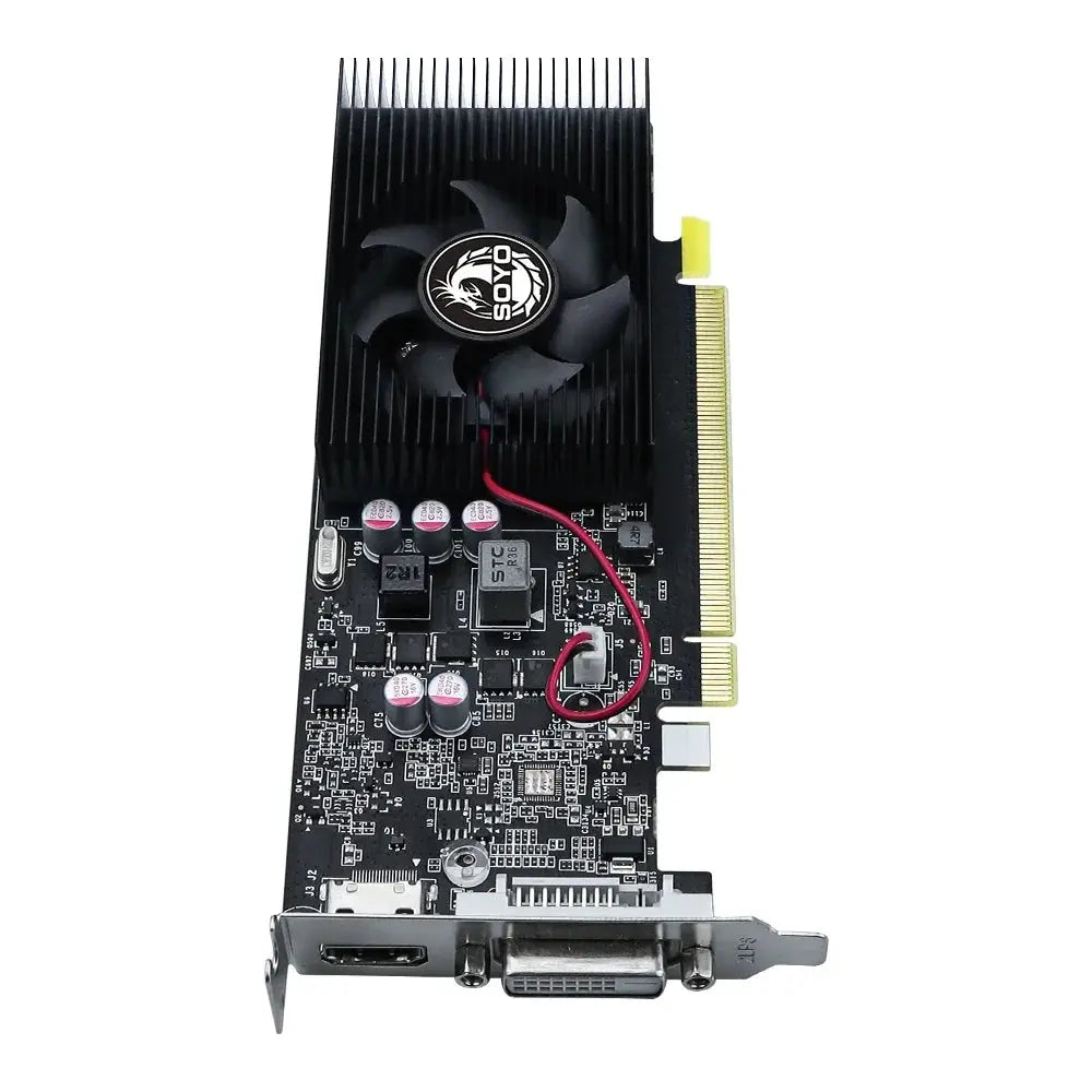 SOYO Graphics Cards NVIDIA GT1030 2G GDDR5 64bit Video Card HDMI+DP+DVI For Desktop Gaming Computer Components GPU GT 1030 Dropshipman