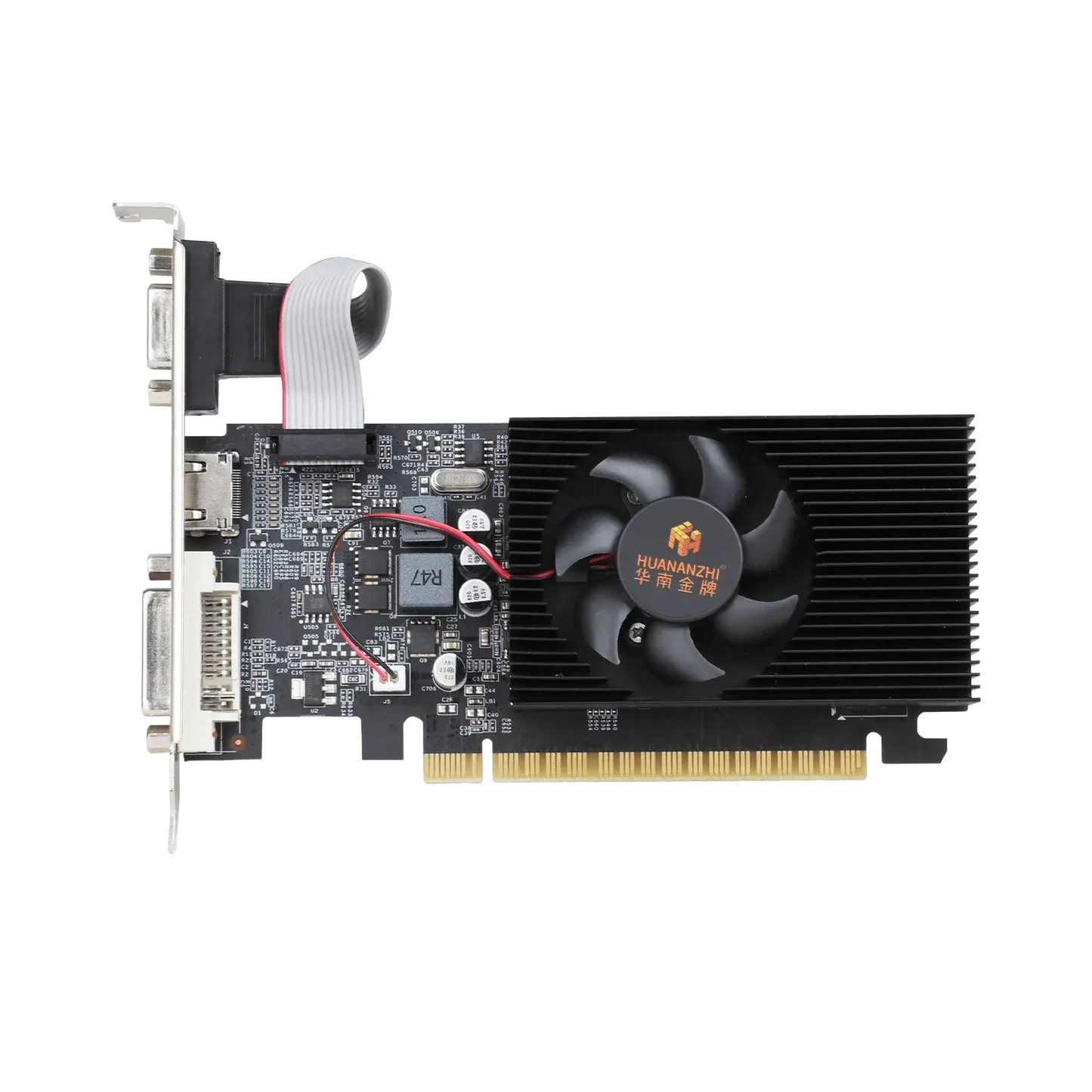 HUANANZHI GT 730 4G Graphics Cards 128Bit GDDR3 HDMI-Compatible VGA DVI GPU Video Card Dropshipman