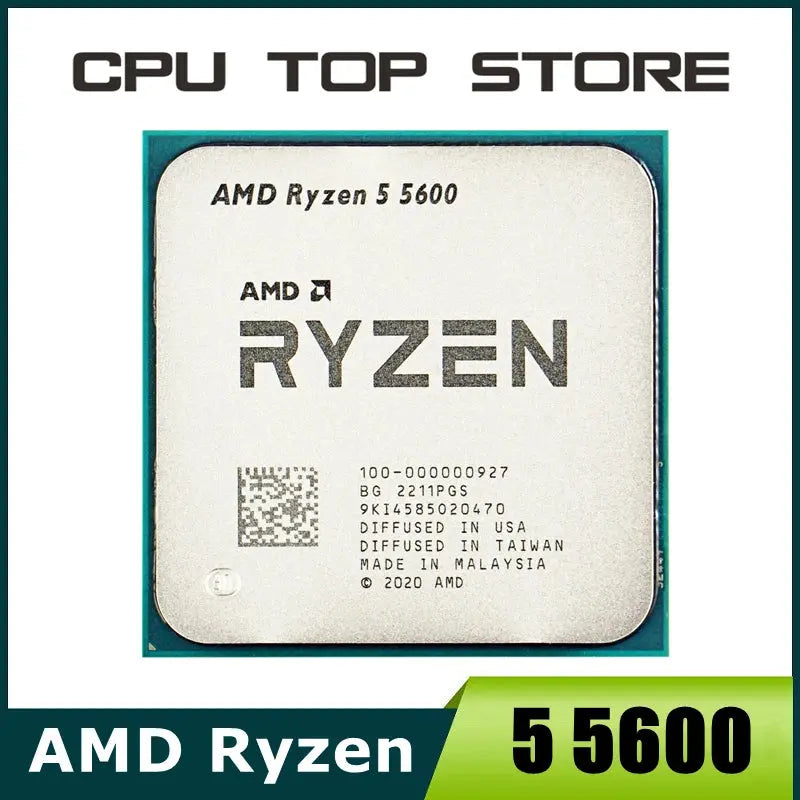 AMD Ryzen 5 R5 5600 3.5GHz 6-Core 12-Thread CPU Processor 65W LGA AM4 Not brand new Dropshipman