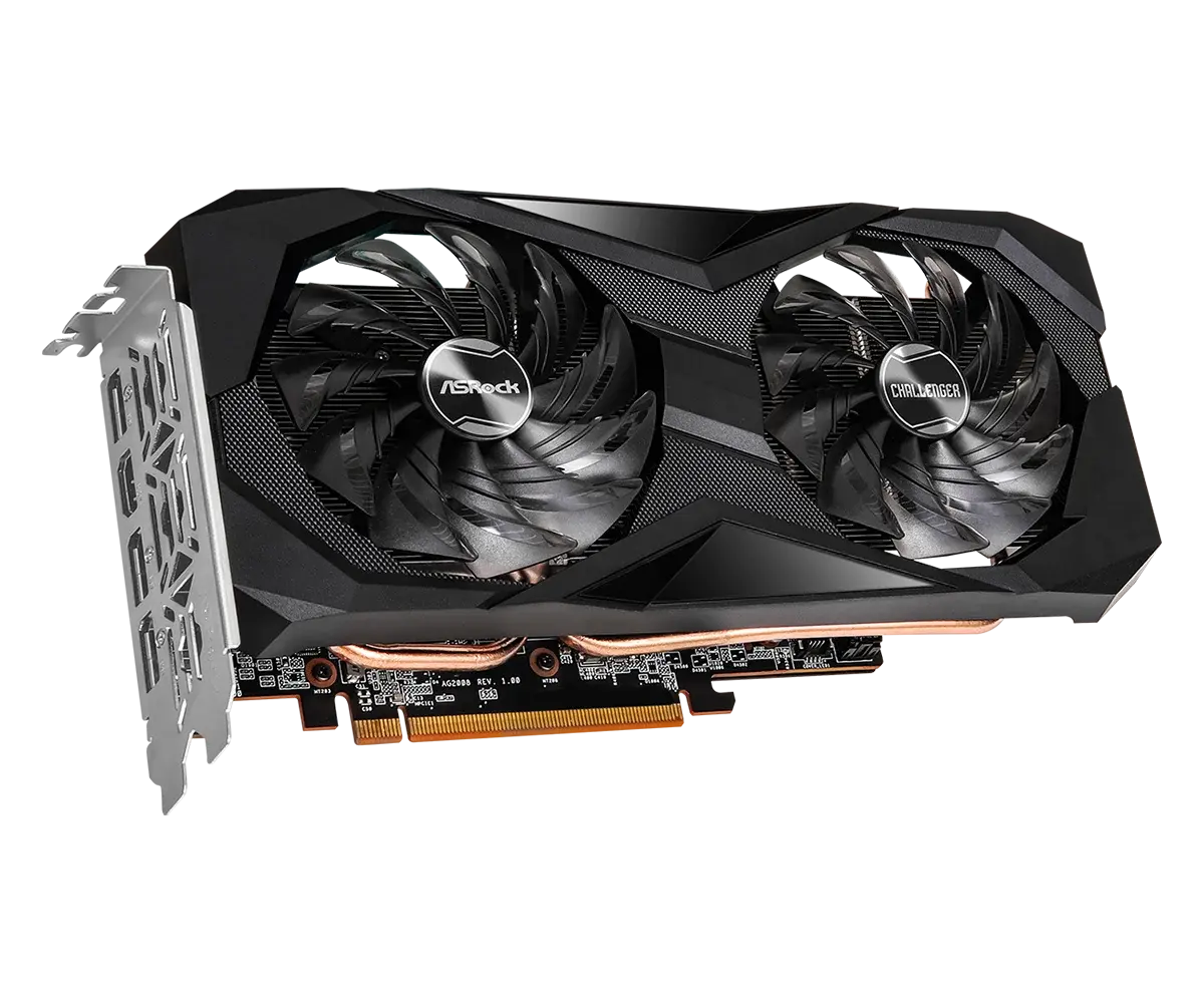 ASROCK AMD Radeon RX 6600XT Challenger D 8GB OC GDDR6 128-bit 6600XT Video Cards GPU Graphic Card DeskTop Dropshipman
