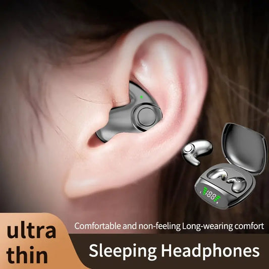 Wireless Earbuds with Microphone, In-Ear Headphones, LED Display Earbuds, Mini Charging Case Headphones for Men and Women, Wireless Headphone Dropshipman