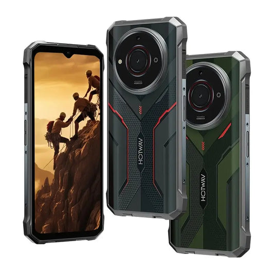 HOTWAV T7S Rugged Smartphone 6.52'' HD+ Ultra Thin 6280mAh 8GB RAM + 128GB ROM (2TB Expandable) Mobile Phone 21MP Rear Android 13 Cellphone, Dual SIM 4G, WIFI/OTG/GPS/Face ID Dropshipman