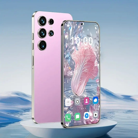 2025 new 6.8-inch high-definition large-screen smartphone, multi-function unlocking phone, Android 13, 12+512GB, front and rear HD camera, 6800mAh large capacity battery, with Stylus pen with data cable, headphones, box, suitable for birthday gifts Dropshipman