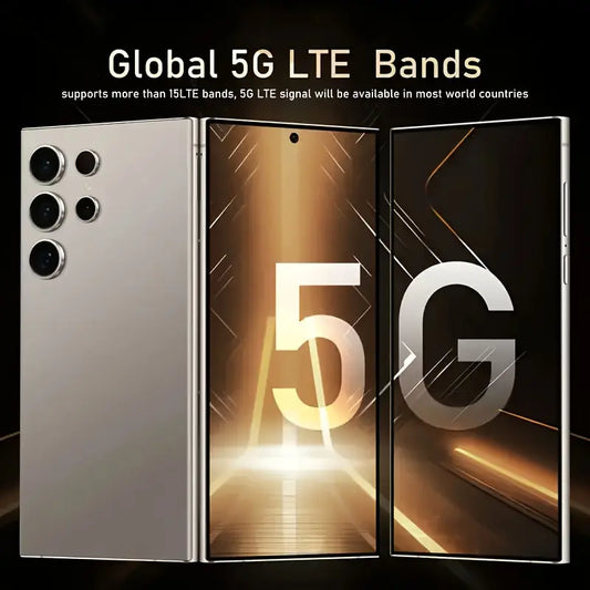 6.8 Inch Unlocked Android 5G Smartphone, Dual 50MP+13MP Cameras, Long-Lasting 6800mAh Battery, Fast Charging, OTG Function, Face ID Unlock, 8GB RAM+256GB ROM, GPS Navigation-for Tech Enthusiasts & Mobile Gamers -Perfect for Entertainment, Photography Dropshipman