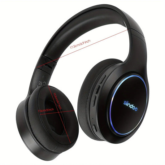 Siindoo Wireless Headphones with 120-Hour Playtime, 1000mAh Battery, 3 EQ Modes & High-Fidelity Mic - Perfect for Phones & Computers, SIINDOO Dropshipman