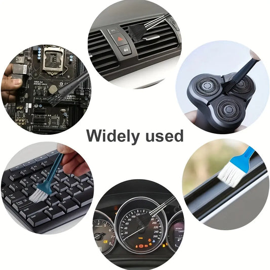 Dust removal cleaning brush set, nylon anti-static brush set. Computer keyboard gap cleaning brush, motherboard cleaning brush. Suitable for dust removal and cleaning brushes on electronic devices such as fans and razors. There are 10pcs and 8pcs to choo Dropshipman