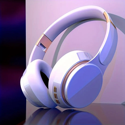 07S Wireless Gaming Headset with Surround Sound, Foldable Design & Large Battery - Wireless/Wired/TF/Radio Modes, USB-C Charging, Compatible with PC, PS4, Mobile - Noise Isolating Closed-Ear Headphones for Sports, Video, Gaming, Hiking - Compatible with Dropshipman