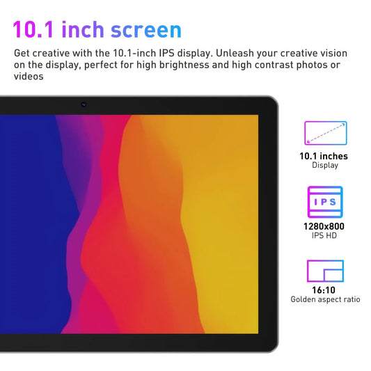 2025 New XGODY N02Pro Quad-Core 7000mAh 10.1Inch 2in 1 Android 14 Tablet 12 GB RAM (4+8 GB Expansion, 128GB Storage, Support 1 TB TF Expansion FHD IPS Touch Screen + Keyboard/mouse/protective Case, 5MP + 13MP Dual Camera, Home Office Device, Study Tablet Dropshipman