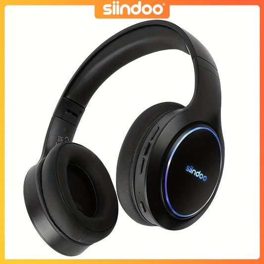 Siindoo Wireless Headphones with 120-Hour Playtime, 1000mAh Battery, 3 EQ Modes & High-Fidelity Mic - Perfect for Phones & Computers, SIINDOO Dropshipman