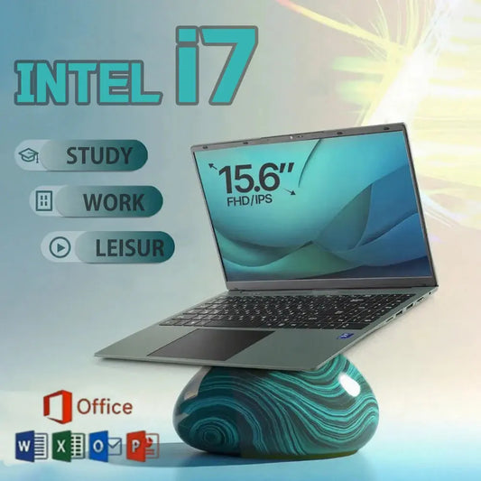 2025 Windows 11 Laptops Intel Core i7 6500U 16GB RAM 1TB SSD Notebook Gamer Fingerprint Unlock Notebook office Study Laptops Dropshipman