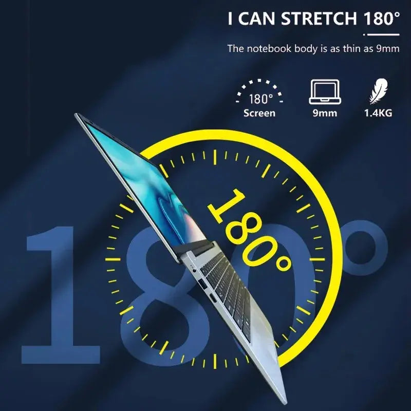 2025 New Laptop Computer Windows 11 Intel Atom x7 A3950 Notebook PC Gamer 12GB RAM 512GB 1TB SSD 1920*1080 Office Computer Dropshipman