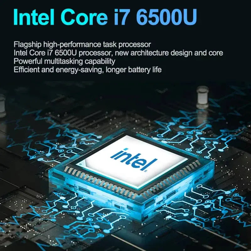 15.6 Inch Intel Core I7-6500U Windows 11 Laptop Computer 16GB RAM 1TB 2TB SSD Portable Notebook WiFi 5 Gaming laptops Dropshipman