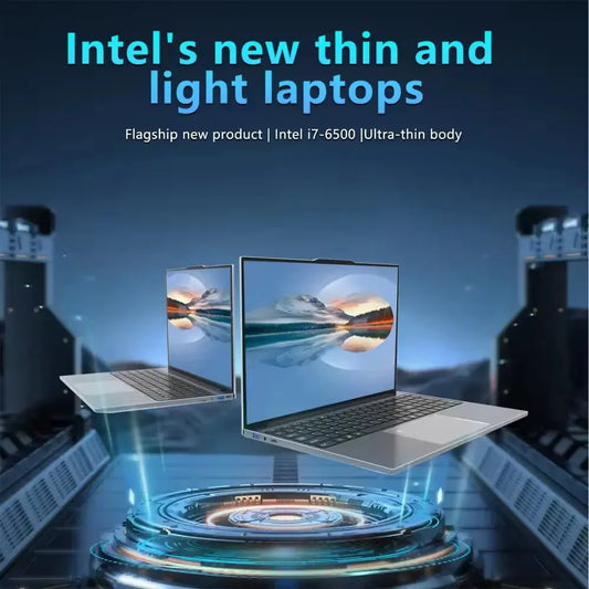 2025 Windows 11 Laptops Intel Core i7 6500U 16GB RAM 1TB SSD Notebook Gamer Fingerprint Unlock Notebook office Study Laptops Dropshipman
