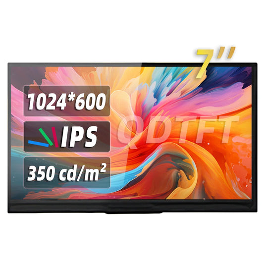 350nits 7 Inch 1024*600 IPS RGB 24bit LCD Display Screen SHOPINFIE