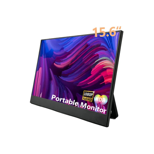 15.6 Inch IPS 1080P FHD Full HD Gaming USB-C Portable Monitor Screen Extender for Laptop Portable Monitor SHOPINFIE