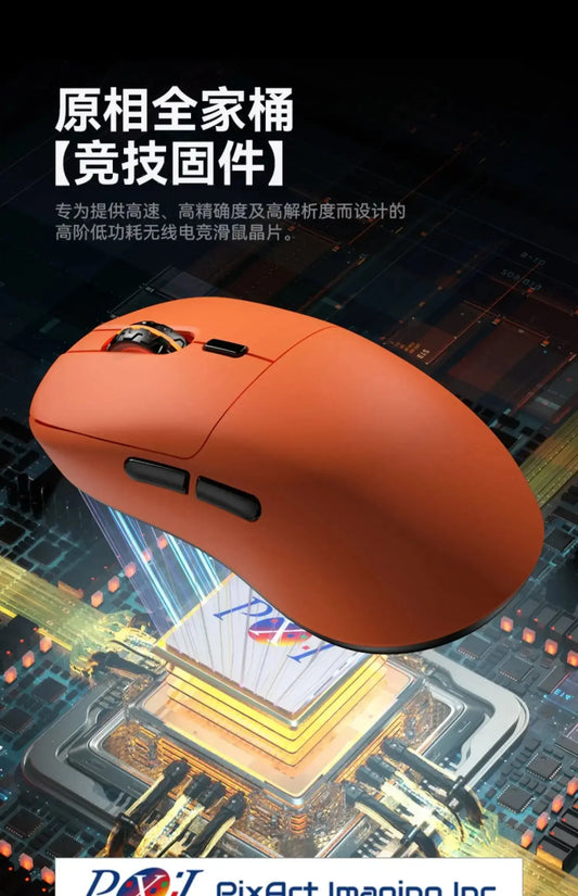 Incott Ghero Pro Gaming Mouse G24/G23 Wireless Mouse 3 mode 2.4G Bluetooth Lightweight PAW3395 Mice customize G24 pro Mouse Gift Dropshipman