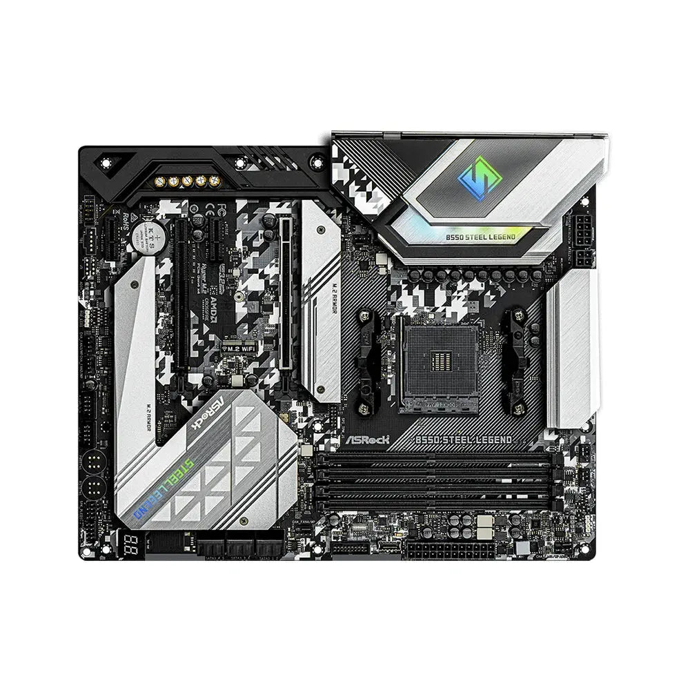 ASRock B550 Steel Legend Motherboard Set Kit with Ryzen 5 5600 CPU 4xDDR4 4733MHz M.2 NVME HDMI AMD B550 ATX AM4 Mainboard Dropshipman