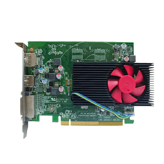 Radeon RX550 2GB GDDR5 Low Profile GPU, Silent Cooling, 4K/HDR Support, Multi-Monitor Ready for Office/Home Theater/Light Dropshipman