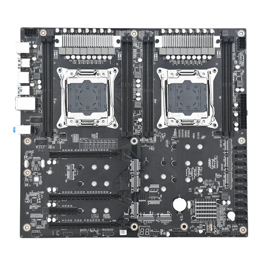 JINGSHA X99 D4 DUAL motherboard LGA 2011 v3 Set Xeon e5 2698 v4 CPU 8*16GB DDR4 RAM Combo X99 motherboard DUAL mainboard Kit Dropshipman