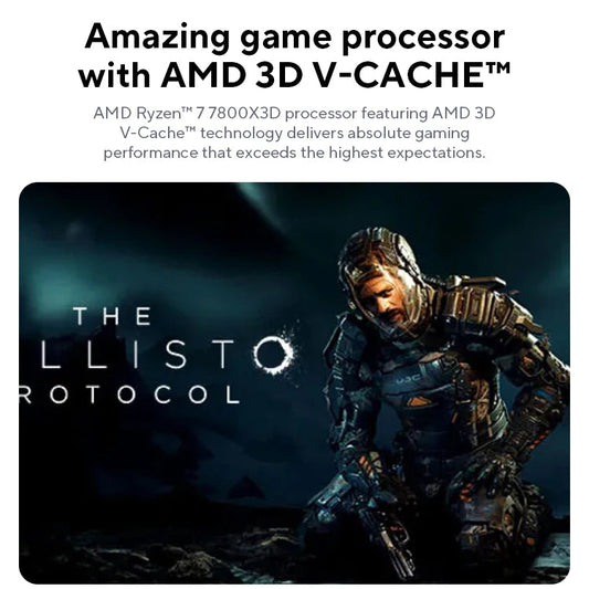 AMD Ryzen 7 7800X3D R7 7800X3D 5.0 GHz 8-Core 16-Thread CPU 5NM 96M 100-100000910 Socket AM5 New Tray Without cooler Dropshipman