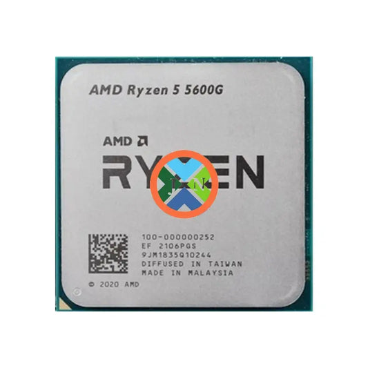 AMD Ryzen 5 5600G R5 5600G 3.9GHz Six-Core Twelve-Thread 65W CPU Processor L3=16M 100-000000252 Socket AM4 Dropshipman