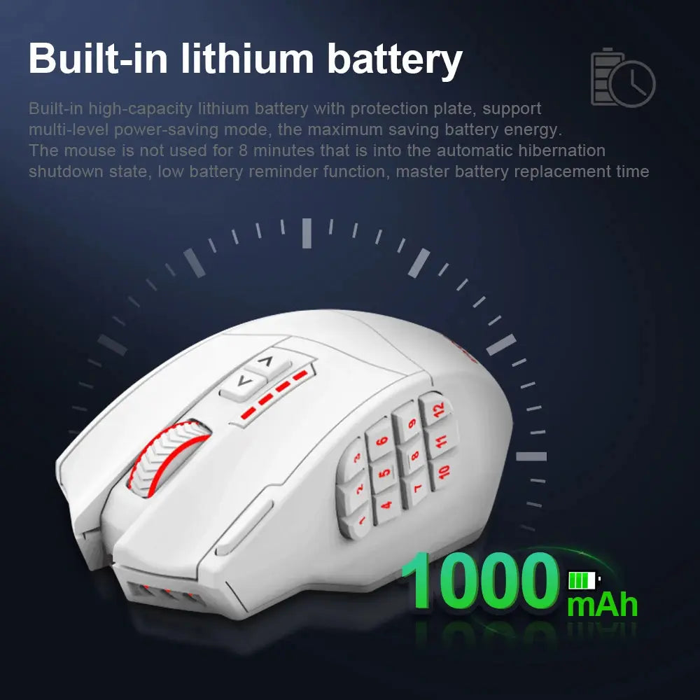 E-YOOSO X-33 RGB USB 2.4G Wireless Gaming Mouse 16000 DPI 16 Buttons Programmable Game Optical Mice for Computer PC Laptop Dropshipman