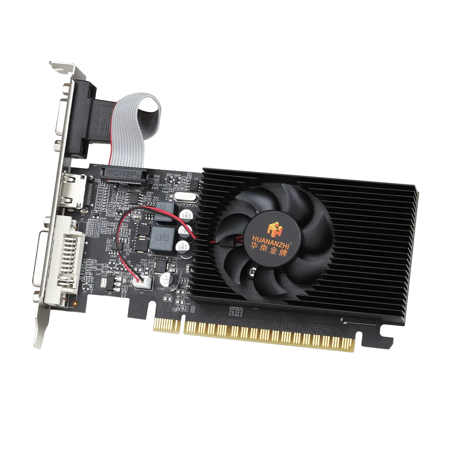 HUANANZHI GT 730 4G Graphics Cards 128Bit GDDR3 HDMI-Compatible VGA DVI GPU Video Card Dropshipman