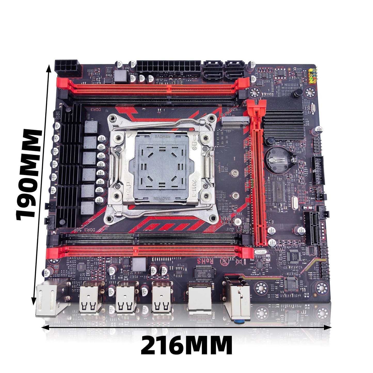 X99-8D3 ZSUS Motherboard Set Kit With Intel LGA2011-3 Xeon E5 2673 V3 CPU DDR3 1*16GB 1600MHZ ECC RAM Memory NVME M.2 SATA Dropshipman
