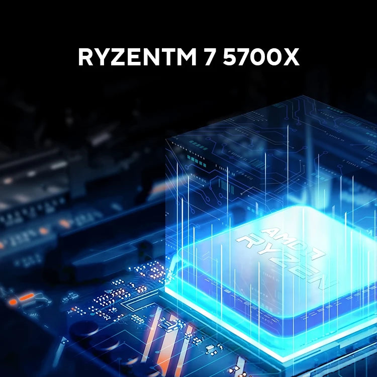 AMD Ryzen 7 5700X R7 5700X 3.4GHz 8-Core 16-Thread PCIE4.0 65W CPU Processor 7NM L3=32M 100-000000926 LGA AM4 No Fan Dropshipman