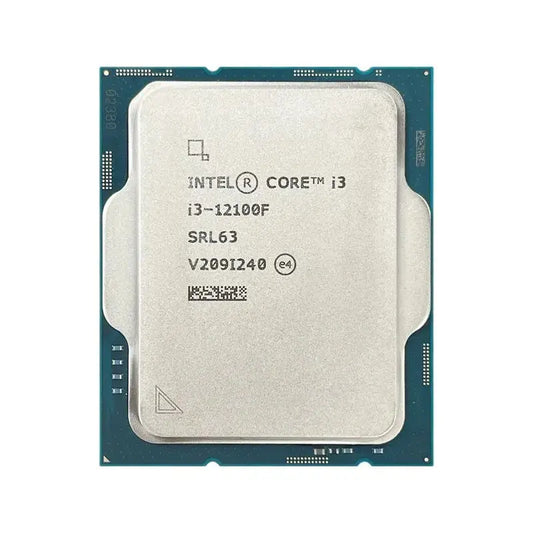 Intel Core i3 12100F CPU  New i3-12100F 3.3 GHz 4-Core 8-Thread 65W LGA 1700 Dropshipman