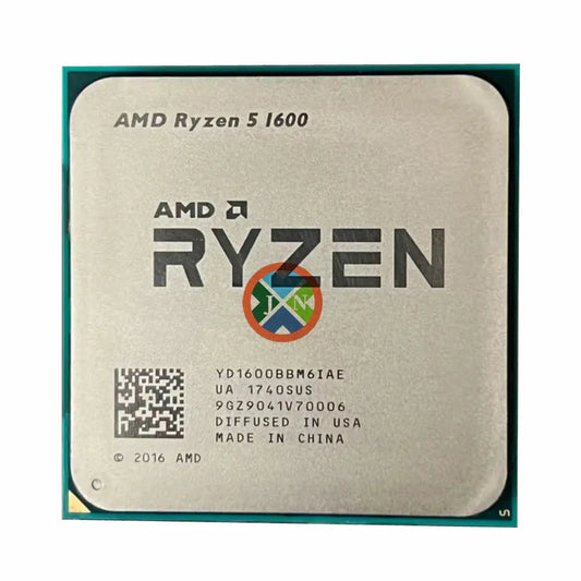 AMD Ryzen 5 1600 R5 1600 3.2 GHz Six-Core Twelve Thread 65W CPU Processor YD1600BBM6IAE Socket AM4 Dropshipman