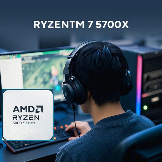 AMD Ryzen 7 5700X R7 5700X 3.4GHz 8-Core 16-Thread PCIE4.0 65W CPU Processor 7NM L3=32M 100-000000926 LGA AM4 No Fan Dropshipman