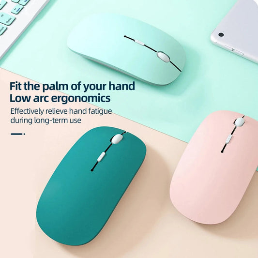 Silent Bluetooth Mouse Marcaron Computer Laptop Optical Mouse Wireless for iPad Samsung Tablet Universal Mice Noiseless Dropshipman